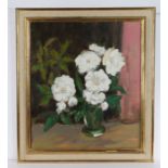 Wilfred E Littlewood (British, 18991977) "Iceberg Roses" signed (lower right), oil on board 60 x