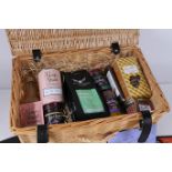 A food hamper to include Chutney's, biscuits etc together with various vouchers to include Applaud