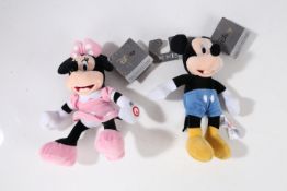 A Micky and Minnie Mouse soft toy pair (2) We would like to thank Miller Insurance for this lot