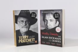Two Autobiography to include Terry Pratchett and Alan Rickman  We would like to thank Miller