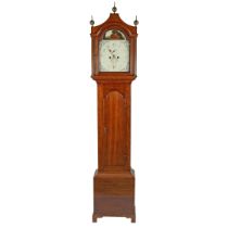A LATE 18TH/ 19TH CENTURY LONGCASE CLOCK BY THORNDIKE OF IPSWICH.