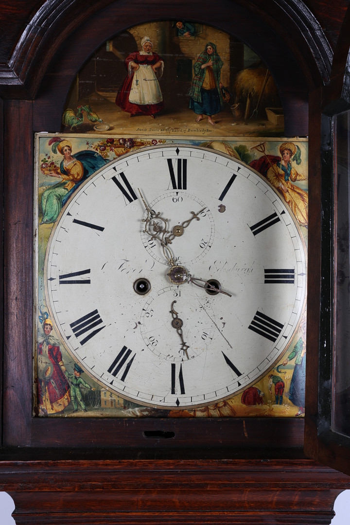 A GEORGE III OAK CASED LONGCASE CLOCK. - Image 2 of 6