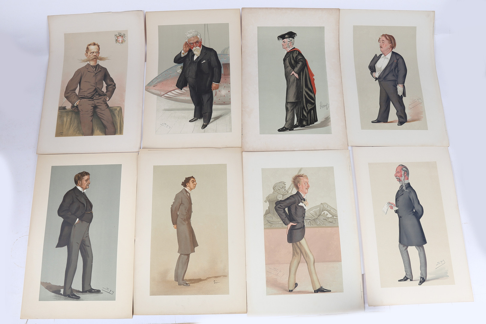 VANITY FAIR. A COLLECTION OF 18 CARICATURES, MOSTLY LATE 19TH-CENTURY, COLOUR PROOF. - Image 4 of 4