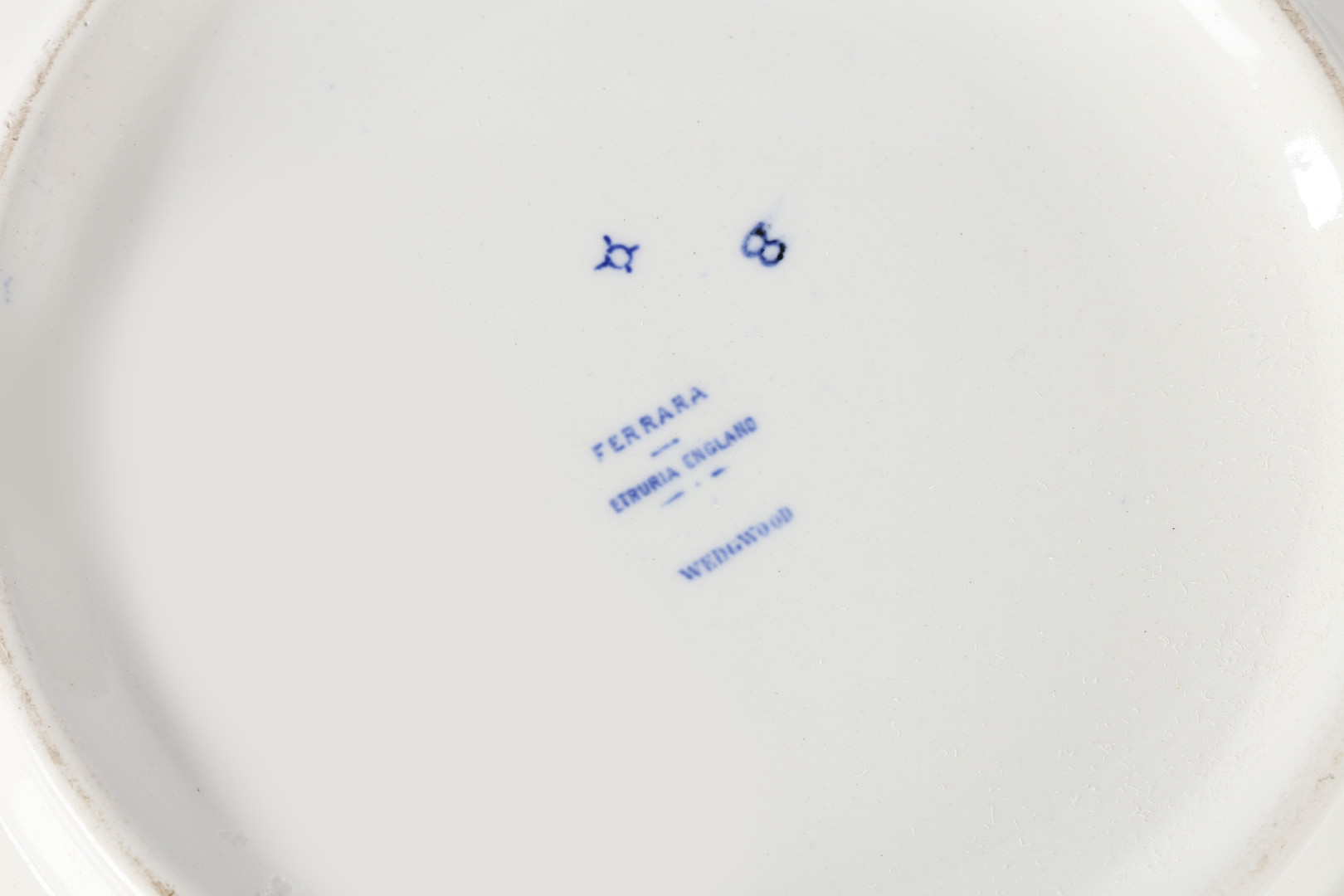 TWO LARGE BLUE AND WHITE TRANSFER DECORTAED BASINS/BOWLS. - Image 11 of 11