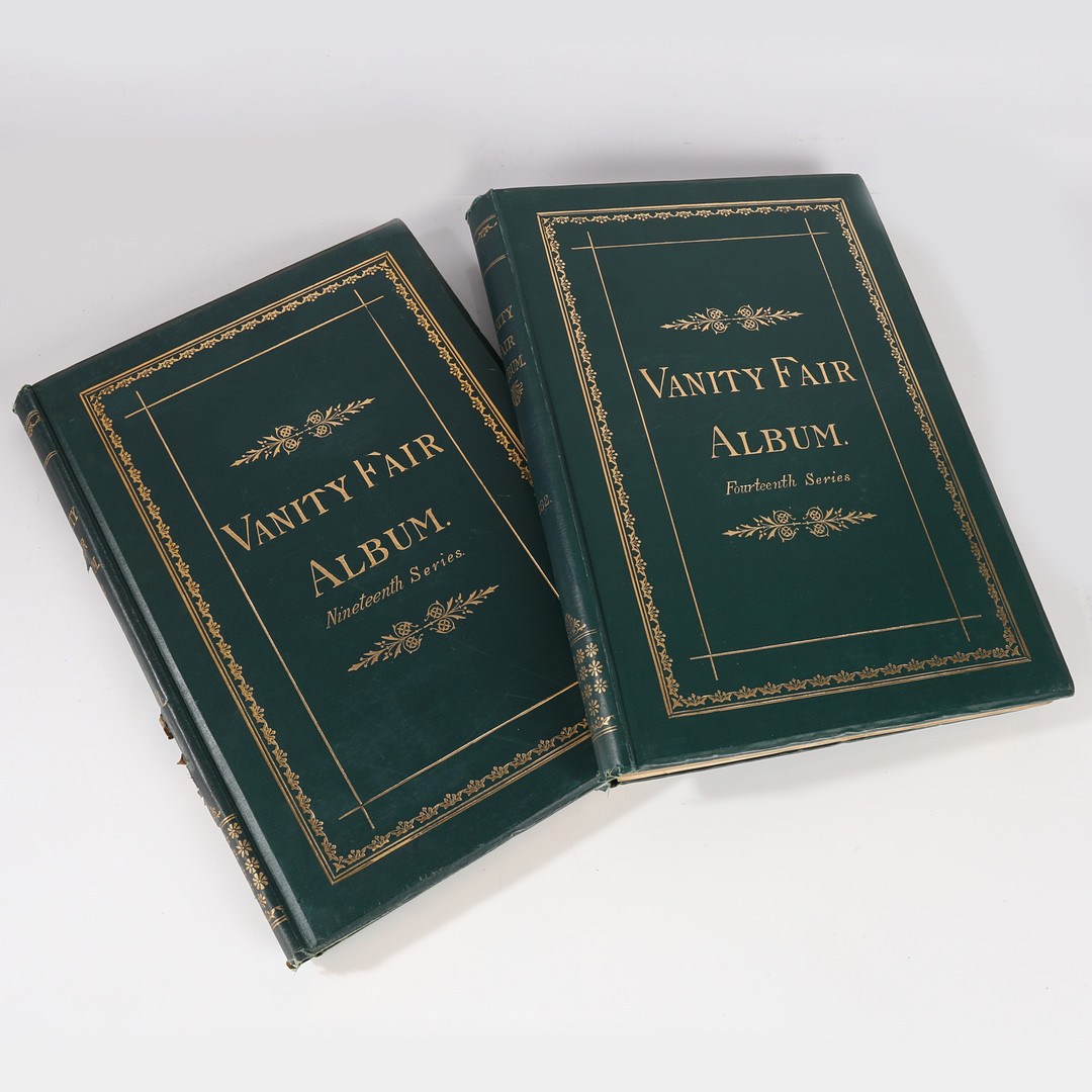 VANITY FAIR ALBUM, NINETEENTH SERIES, VOL XIX, 1887 & VANITY FAIR ALBUM, FOURTEENTH SERIES, VOL XIV,