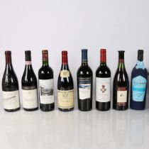 EIGHT BOTTLES OF VARIOUS WINE (8).