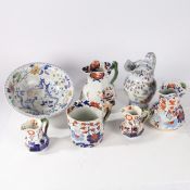 A COLLECTION OF MASONS IRONSTONE AND IRONSTONE WARES (18).