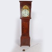 A 19TH CENTURY MAHOGANY CASED LONGCASE CLOCK BY WILLIAM MILLER OF ABERDEEN.