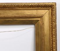 19th century English 'Watts' picture frame - rebate size 30in x 20in