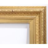 A pair of 19th century English straight pattern picture frames - rebate size 20in x 14in (2)