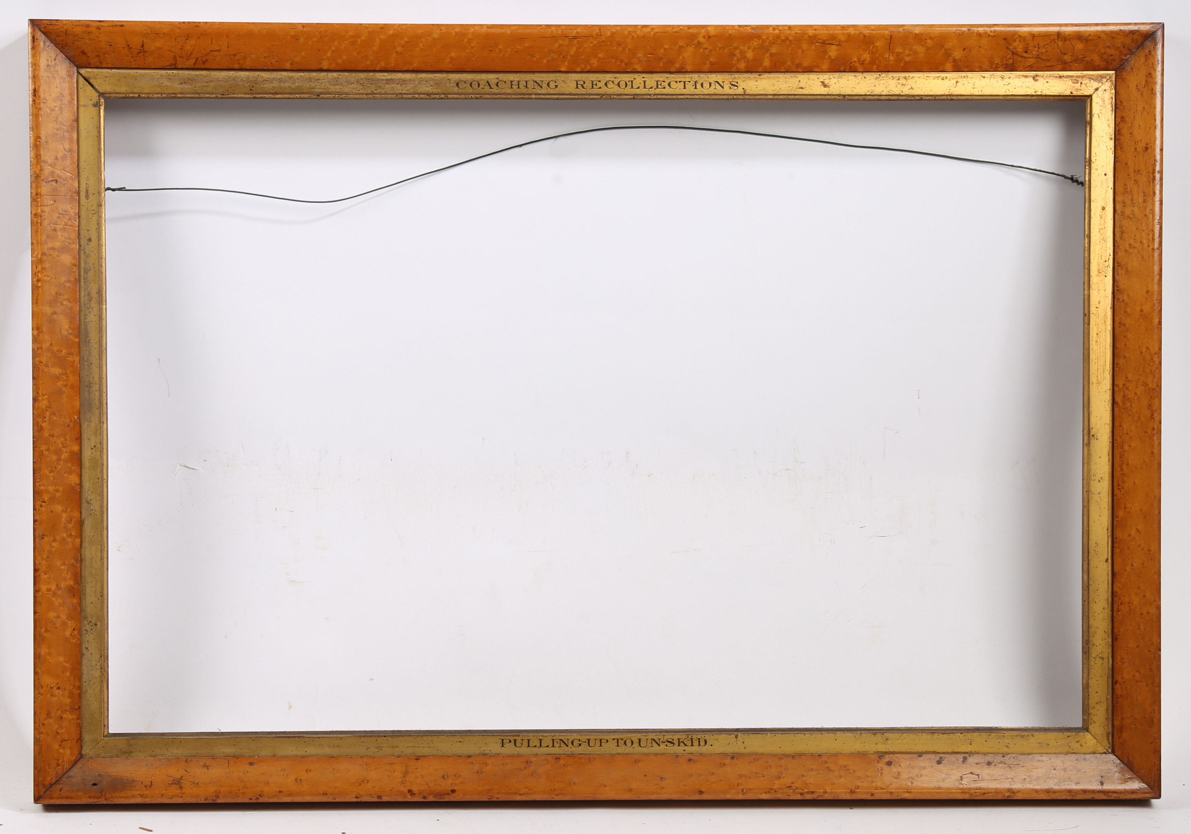 Group of five 19th century maple frames - rebate size 27in x 18in (5) - Image 9 of 25