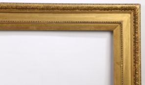 19th century English 'Watts' picture frame - rebate size 29in x 21in