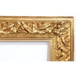 19th Century English heavily moulded picture frame - rebate size 26in x 21in