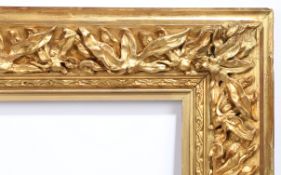 19th Century English heavily moulded picture frame - rebate size 26in x 21in