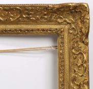 20th century picture frame with moulded corners and centres - rebate size 26in x 17.5in