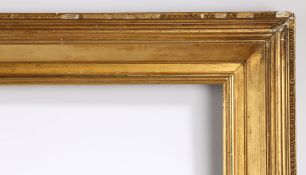 19th century straight patter picture frame - rebate size 39in x 31in