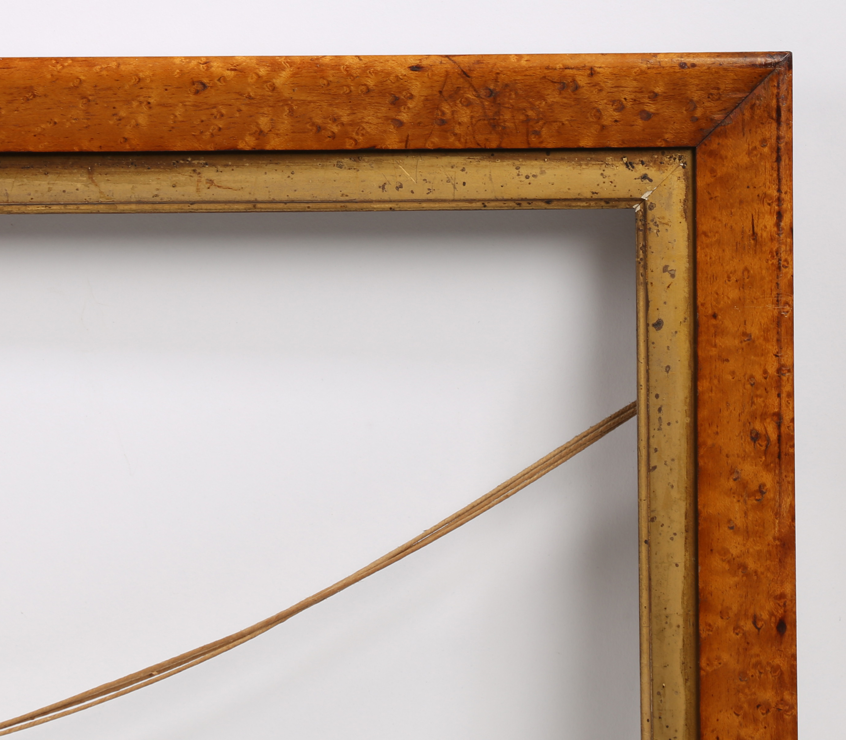 Group of five 19th century maple frames - rebate size 27in x 18in (5) - Image 16 of 25