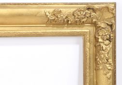 20th century copy of a French Bourbon cornered picture frame - rebate size 20in x 16in