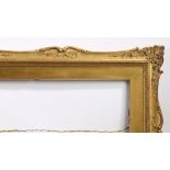 19th century English swept watercolour frame - rebate size 30in x 23.5in