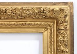 19th century French/English Barbizon picture frame - rebate size 16in x 12in