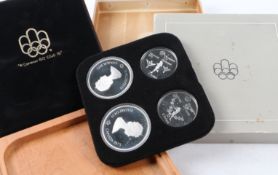 A Royal Canadian Mint Olympic coin proof set, Montreal 1976, certificate no. K012625, cased with