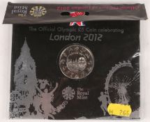 Royal Mint London 2012 Olympics £5 coin in original unopened presentation packaging