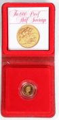 An Elizabeth II Half Sovereign, 1980, St George and the Dragon, cased