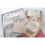 A collection of stamps and first stay covers, Brazil, Burma, Netherlands, Nez Zealand, loose pages