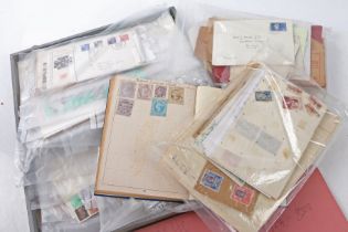 A collection of stamps and first stay covers, Brazil, Burma, Netherlands, Nez Zealand, loose pages