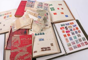Stamps, World, old albums, packets and covers (qty)