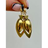 Antique Gold Torepdo Earrings