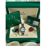 Ladies Rolex Oyster Perpetual Date just 179160 Original Receipts, Box and Guarantee Card