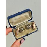 Boxed Coronation Cufflinks Set