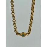 Georgian Fancy Chain with Turquoise Clasp