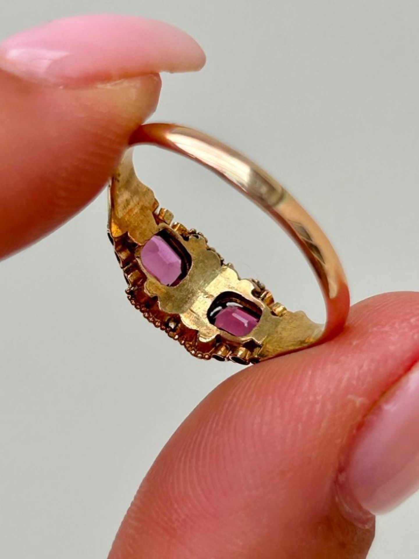 Antique Gold Gemset Ring - Image 6 of 7