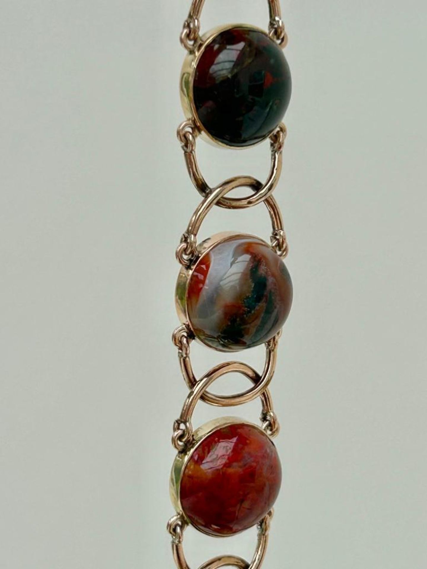 Chunky Antique Agate Bracelet - Image 8 of 10