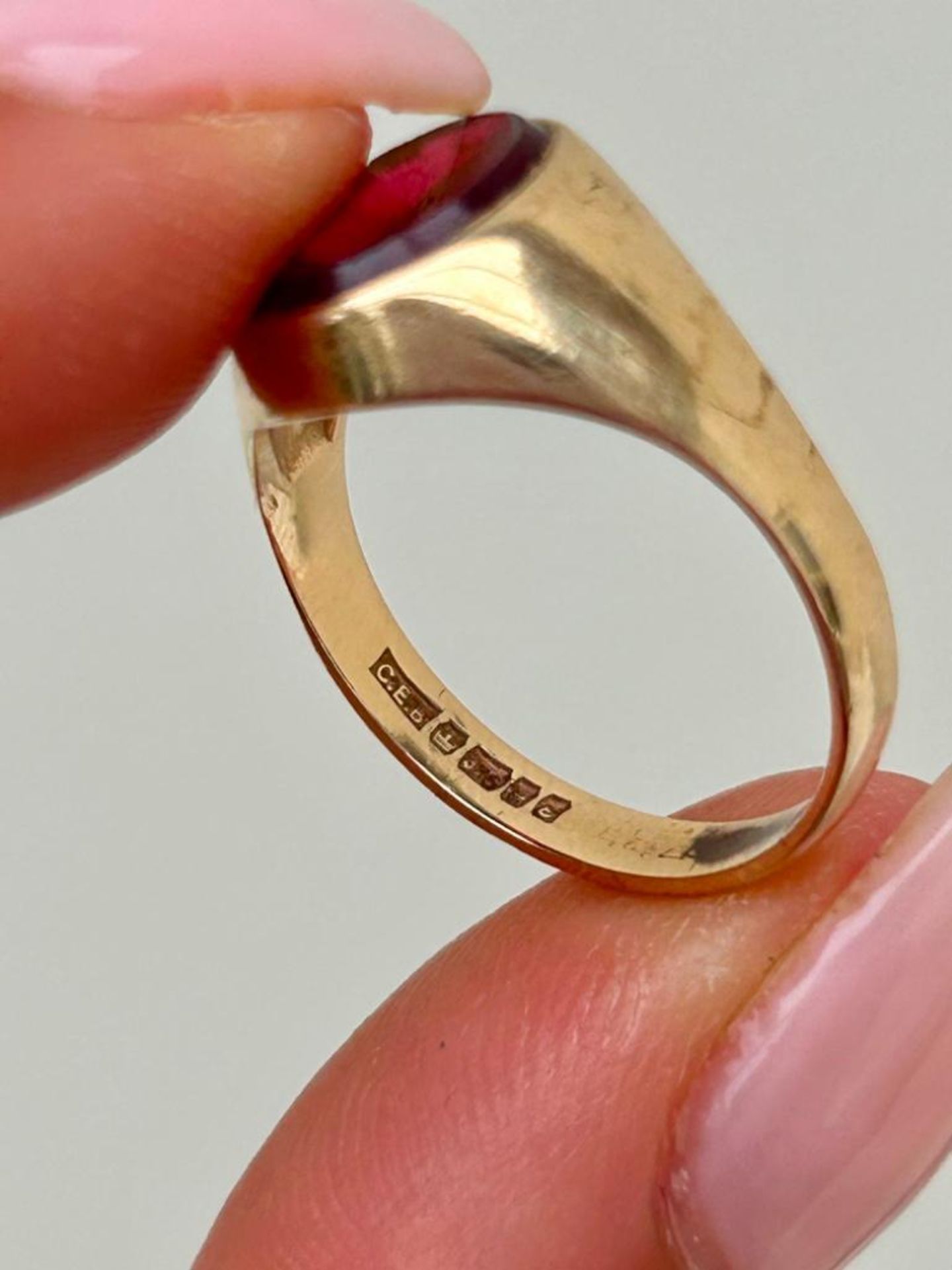 9ct Gold Signet Ring - Image 6 of 6