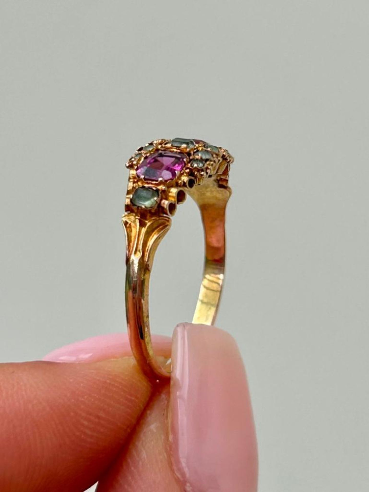 Antique Gold Gemset Ring - Image 5 of 7