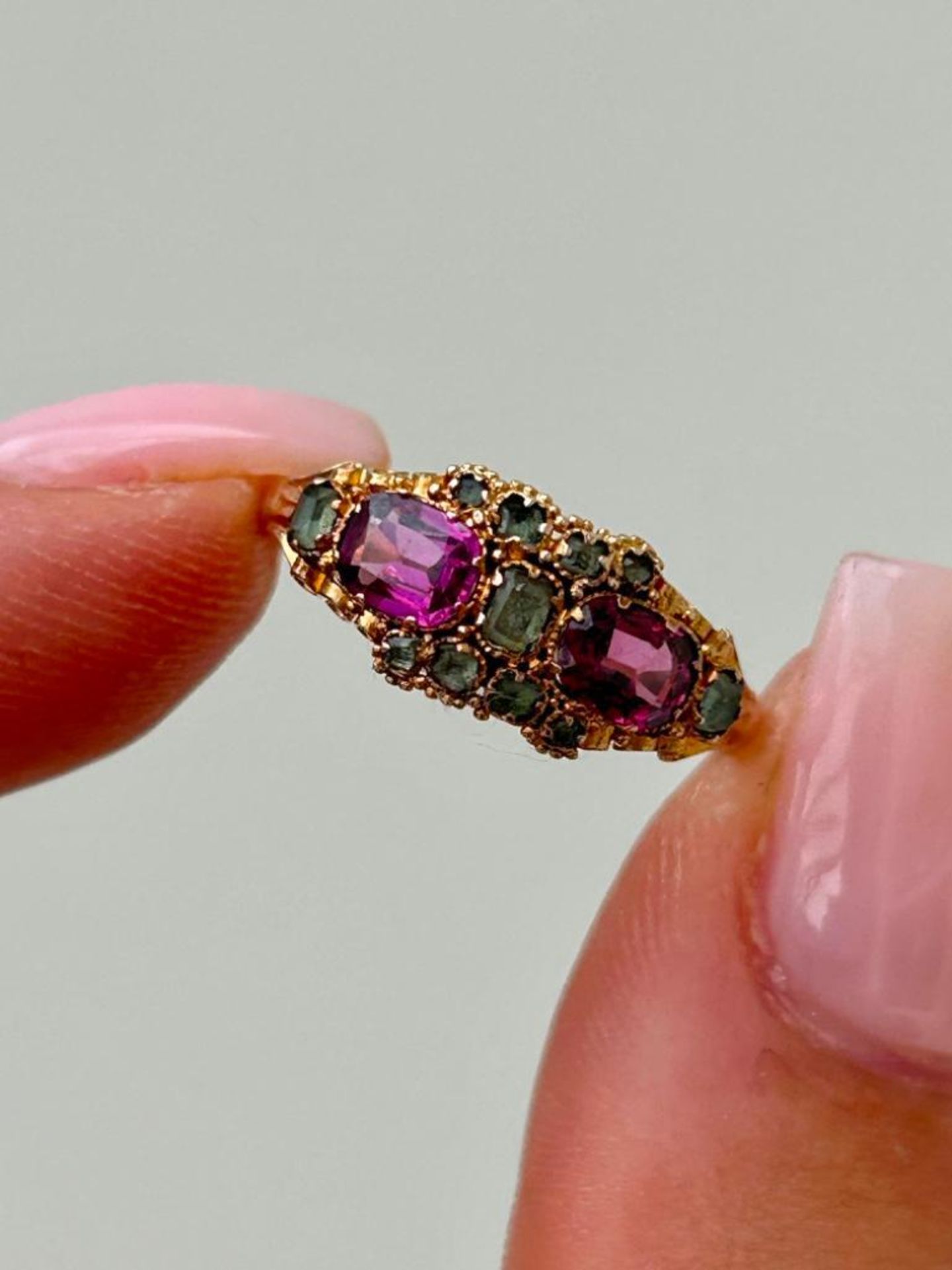 Antique Gold Gemset Ring