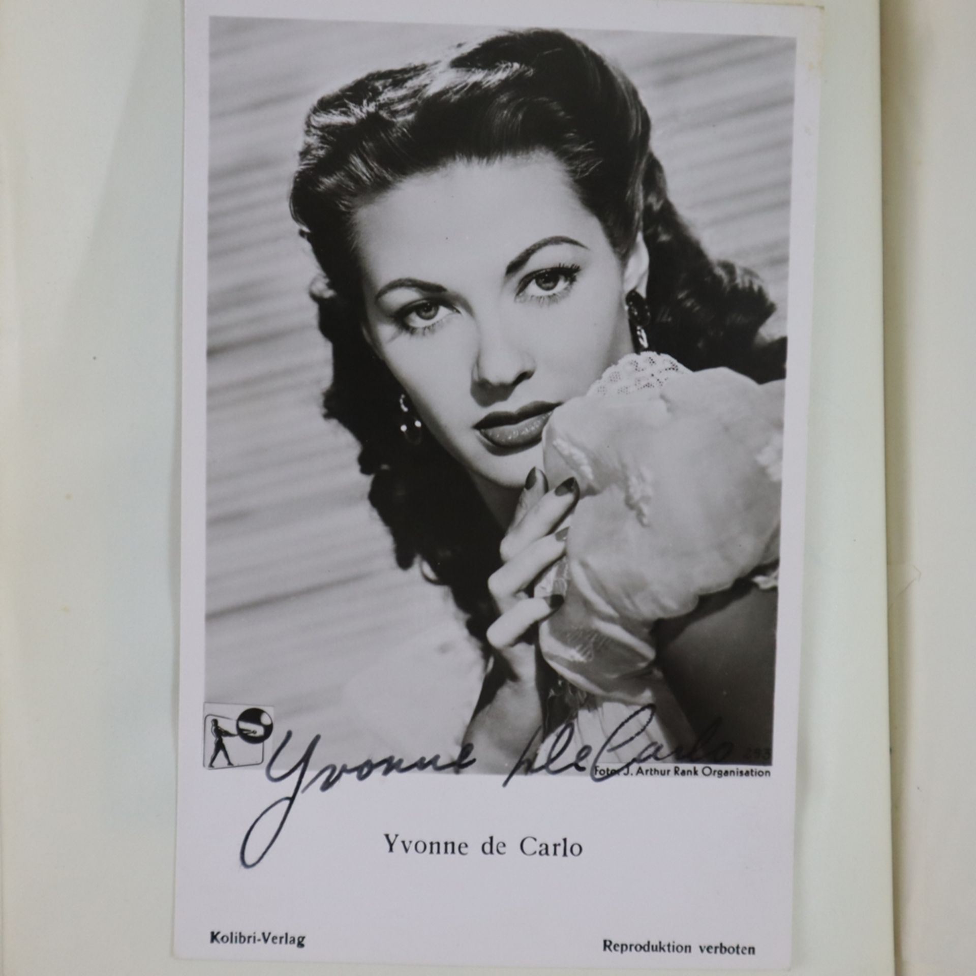 Zwei Autogramm-Alben aus den Jahren 1953 und 1954- sorgfältig von der Frankfurterin Margarete Kautz - Bild 9 aus 14
