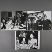 Konvolut: Drei Presseaufnahmen von Maria Callas - s/w Farbfotografien, 3 Aufnahmen von Agence Franc