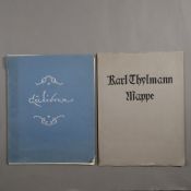 Thylmann, Karl (1888 Darmstadt - 1916 Groß-Auheim) - Zwei Mappen, 1x "Gülistan. Ein Bilderdivan", M