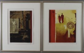 Jully, Denis (*1952) - 2 Serigrafien, 2000, jeweils handsigniert, Verlag: Galerie Ed. Raphael, 1x B
