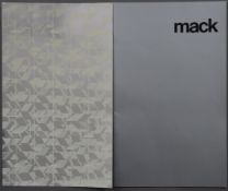 Mack, Heinz (*1931 Lollar) - "Venedig-Gitter", Original-Serigrafie auf mit Aluminiumfolie beschicht