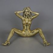 Jones, Robbi (* 1961, New York) - Erotische Figur ''COCO'', aus poliertem Messing, handgeformt, sig