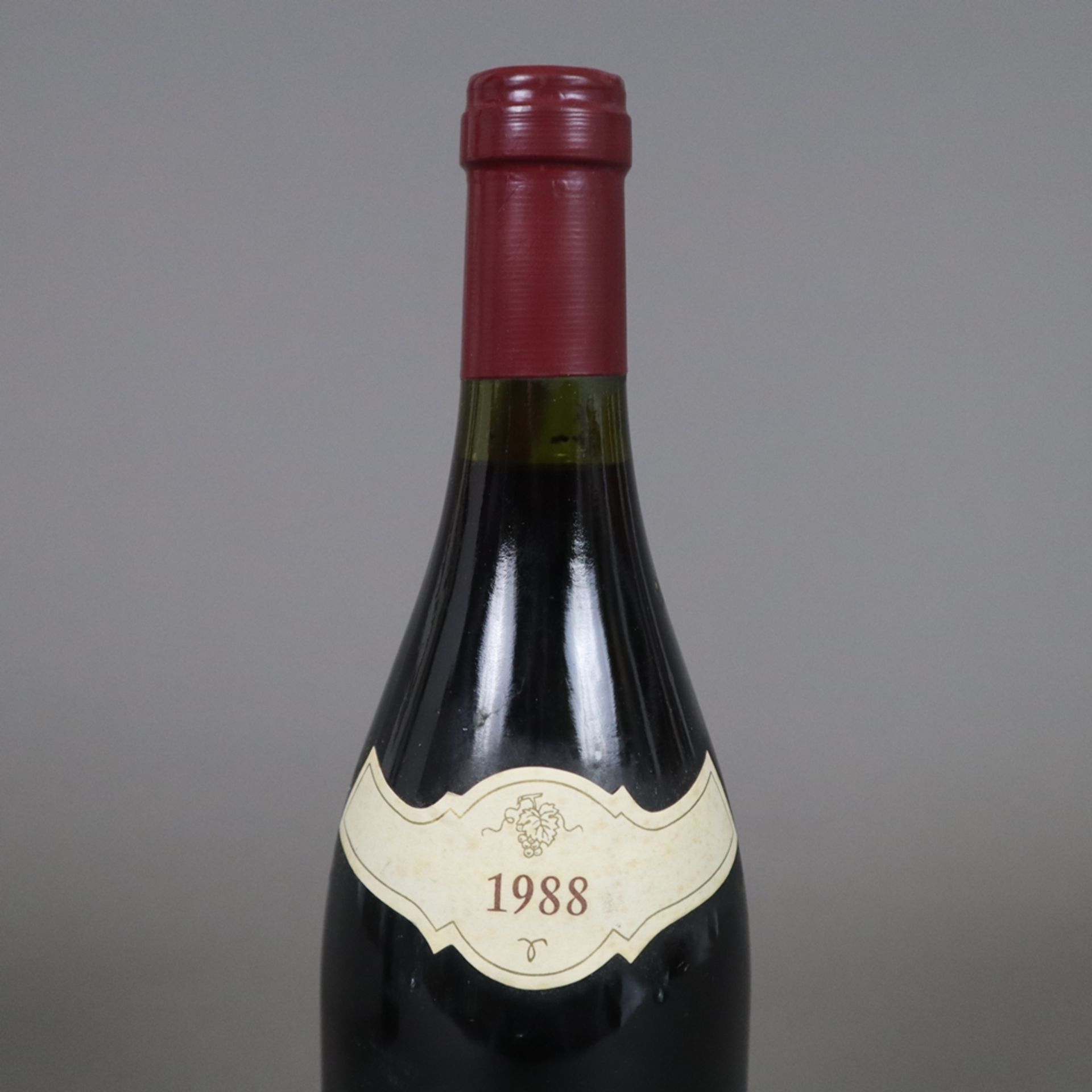 Weinkonvolut - 2 Flaschen: 1x Volnay Premier Cru 1988, Domaine Rossignol-Février Volnay, France / 1 - Bild 6 aus 7