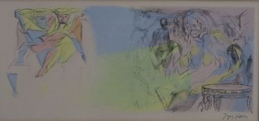 Villon, Jacques (1875 Damville- 1963 Puteaux bei Paris) - "Pollion", Original-Lithographie auf Veli