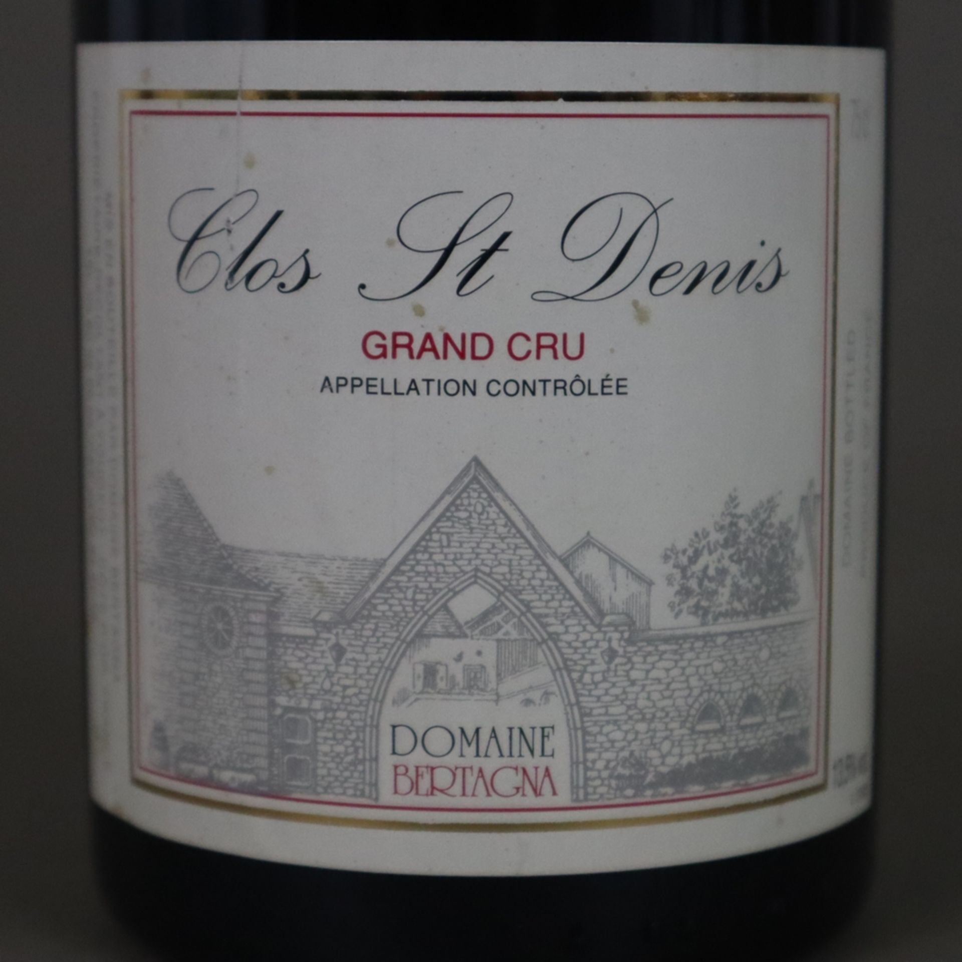 Wein - 1999 Domaine Bertagna Clos Saint-Denis Grand Cru, 75 cl. - Bild 4 aus 5