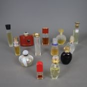 Konvolut Marken-Parfümflacons - 13-tlg, u. a. 2x Yves Saint Laurent „Opium“, 3x Christian Dior „Poi