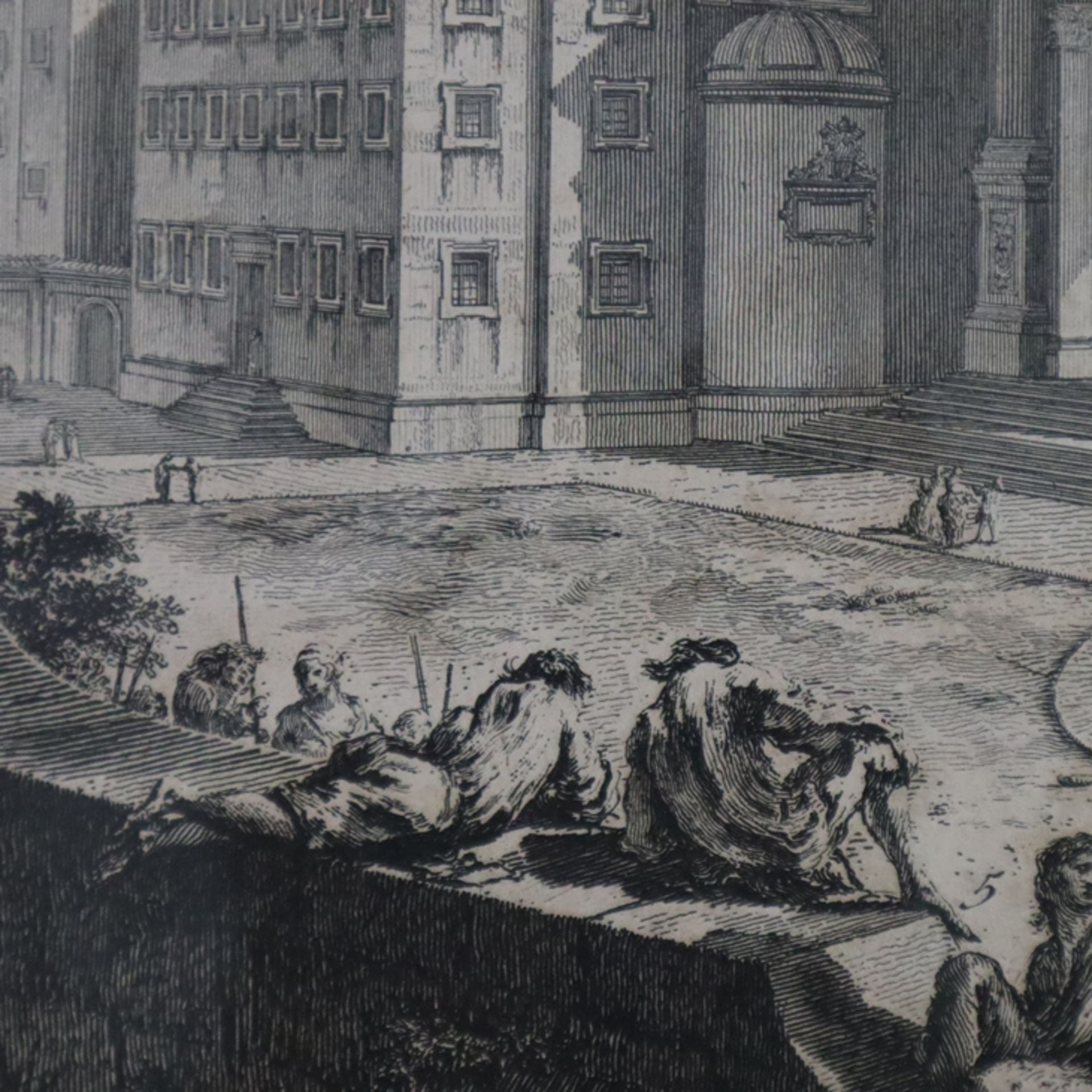 Piranesi, Giovanni Battista (1720 Mogliano/ Venedig - 1778 Rom) - "Veduta della Basilica di S. Giov - Bild 5 aus 9